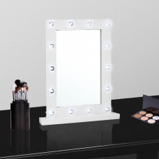 Light Up Dressing Table Hollywood LED Mirror Bulbs Make Up Vanity Mirror White   273092212502